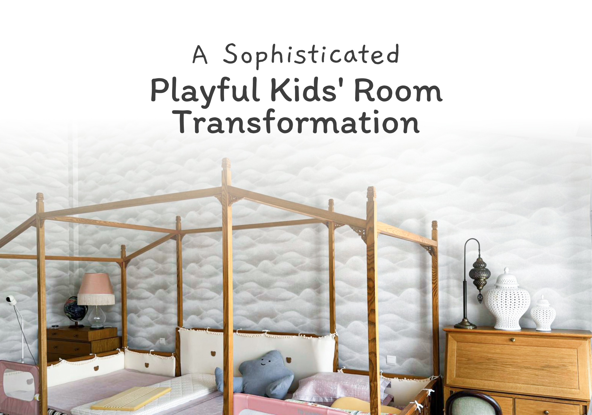 Playful Kids room with marburg wallpaper